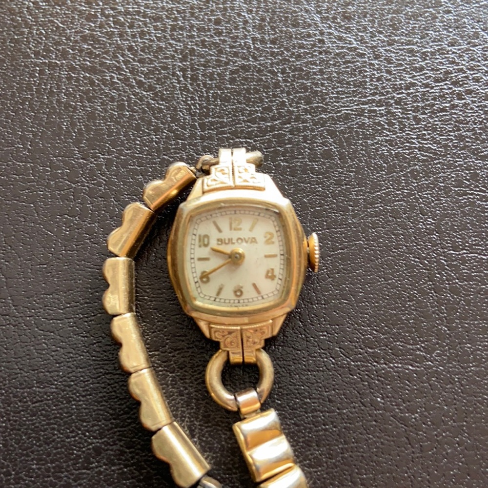 Vintage BULOVA Watch Ladies Manual Winding 10K Rolled Gold Plate